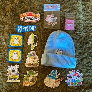 Rip n dip hat with other items included!